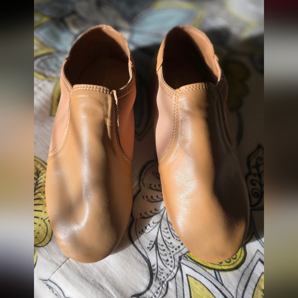 Tan Kids Dance Shoes